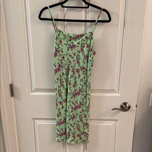 Floral Spaghetti Strap Mini Dress